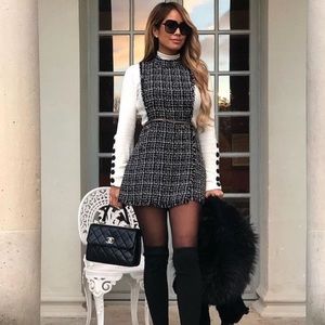 COPY - COPY - Zara tweed jumper bloggers favorite